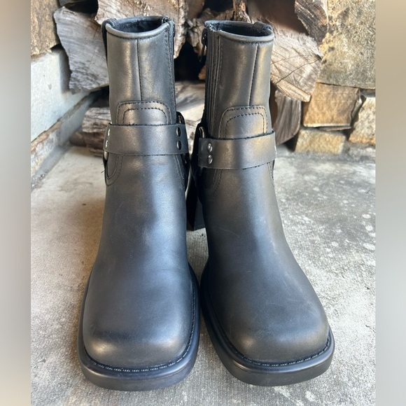 Jeffrey Campbell Operator harness Black Leather Ankle Boots Sz-9.   N - Picture 4 of 15